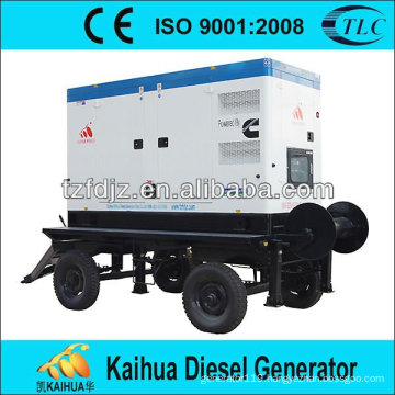 VOLVO engine silence 400KW trailer generator sale